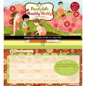  Family Life 2012 Magnetic Mount Wall Calendar Office 