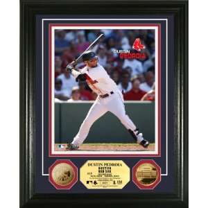 Dustin Pedroia 24KT Gold Coin Photo Mint   MLB Photomints and Coins 