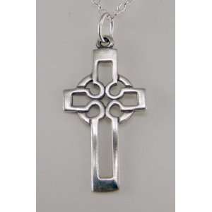 com A Simple Sterling Silver Celtic Cross, Sometime Simple Just Works 
