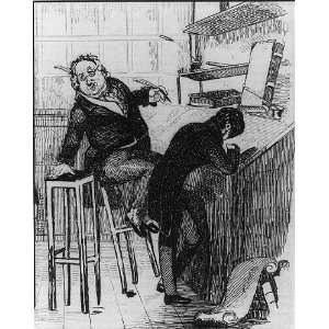   Dickens,Nicholas Nickleby,Cartoon,Clerks,Office