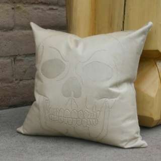  Leather Skull Pillow