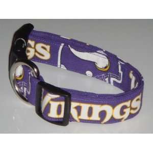  NFL Minnesota Vikings Football Dog Collar Style 1 Large 1 