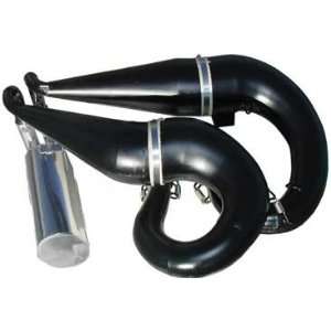  Starting Line Products Tuned Exhaust System   Twin Pipe 09 