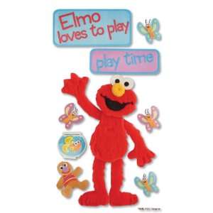  Sesame Street Dimensional Sticker Play Time Elmo