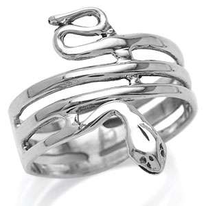 925 Sterling Silver Snake Wrap Ring  