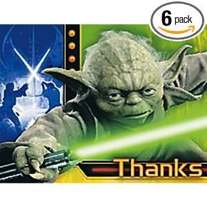  Star Wars Episode III Thank You Notes, 8 Count Packages 