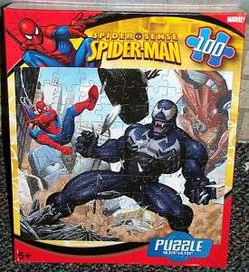 Spider Sense Spiderman Puzzle 100 Pcs Venom Car SEALED  