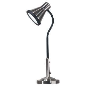   at Night Grill Table Lamp Stainless steel finish