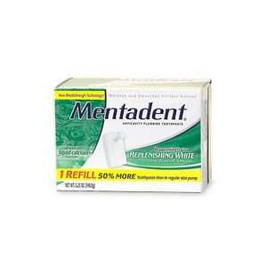  Mentadent Anticavity Fluride Toothpaste, Replenishing 