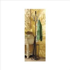 Décor For Home/Garden By CBK Amber Bead Coat Rack With Umbrella Stand 