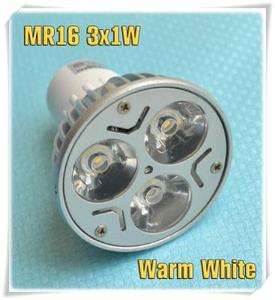   3x1W GU5.3 LED SpotLight 230V Warmwhite Spotlight 3W Decoration LAMP