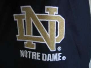 NOTRE DAME Sewn Athletic Pullover Windbreaker Jacket M  