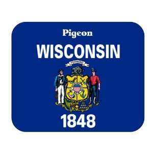  US State Flag   Pigeon, Wisconsin (WI) Mouse Pad 
