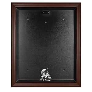  Mounted Memories Miami Marlins Framed Logo Jersey Case 