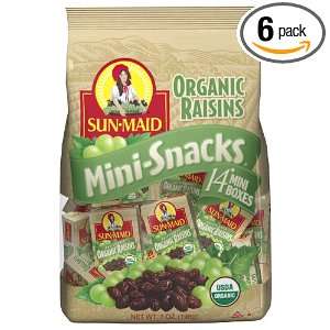 Sun Maid California Organic Raisins: Grocery & Gourmet Food