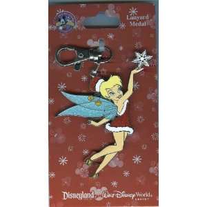  Disney Pin Lanyard Trading Medal Christmas Tinker Bell 