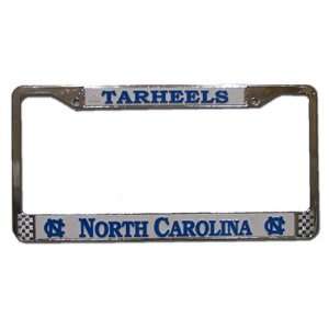 TE North Carolina Tar Heels (UNC) Auto Tag Frame:  Sports 