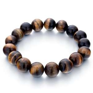   Jewelry Black Brown Agate Beads Bracelets Chip Stone Pugster Jewelry