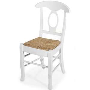  Brahms Side Chair Rush White