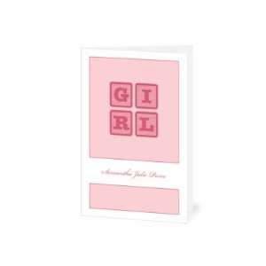   You Cards   Baby Blocks: Girl By Fine Moments: Health & Personal Care