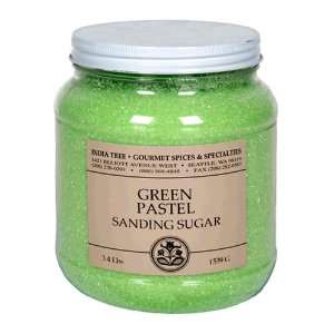 India Tree Green Pastel Sanding Sugar, 3.4 lb  Grocery 