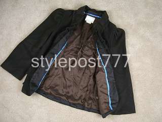   Anthropologie Elevenses Boucle De Souffle Brown Jacket Size 4 6  