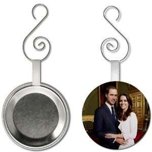   Kate Middleton Royal Engagement 2.25 Inch Button Style Hanging