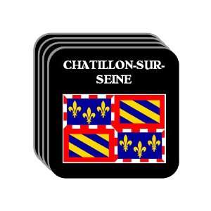  Bourgogne (Burgundy)   CHATILLON SUR SEINE Set of 4 Mini 