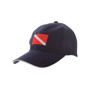   Hat with Dive Flag   Scuba Diving Gear Gift Items: Sports & Outdoors