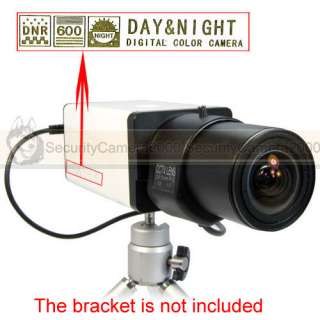 Super WDR 600TVL HD Color SONY CCD Box Camera OSD 2.8 12mm Lens