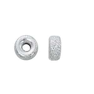   Silver Sparkle Rondell Bead   Pack of 2 Arts, Crafts & Sewing