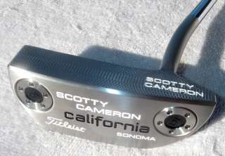 Scotty Cameron California Sonoma Black Custom Shop Putter **  