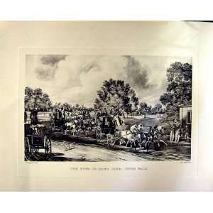  Four In Hand Club. Coaches Hyde Park 1831 Print Large 