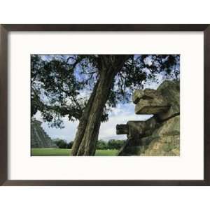 Chichen Itza Scene National Geographic Collection Framed Photographic 