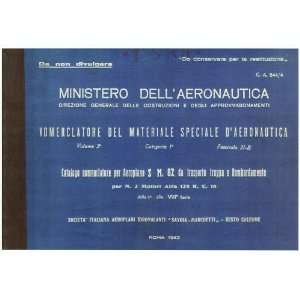   82 Aircraft Parts Manual   1943 1a   7a Savoia Marchetti Books