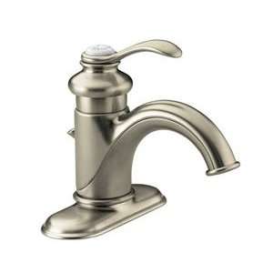  Kohler Fairfax Single Post Sink Faucet 12181 BN Brushed 