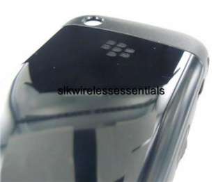 New OEM Original RIM Blackberry Wall Charger+Black Clip On Shell Cover 