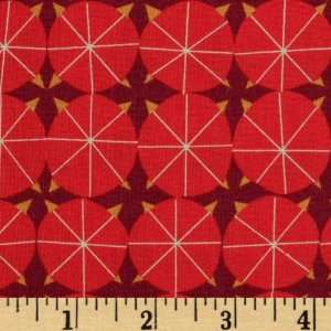   Wide Castle Peeps Armory Red Fabric By The Yard: Arts, Crafts & Sewing