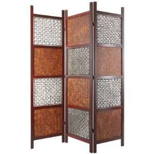    Oriental Furniture Bamboo Leaf Room Divider: Home & Kitchen