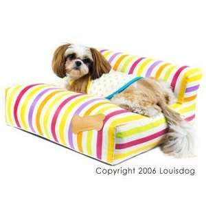  Bright Multi Stripe Pet Sofa Bed