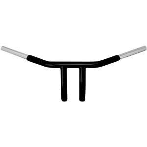 Wild 1 Chubbys Drag Bars with Risers   6in Drag   Black, Color Black 
