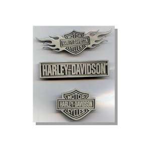    Davidson Motorcycle Metal Logos Buckle Stickers 