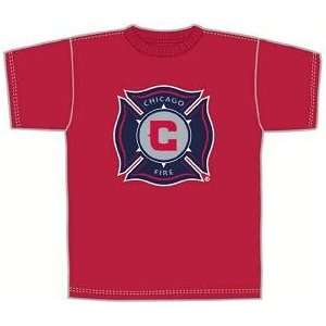  Chicago Fire 08 Crest Soccer T Shirt: Sports & Outdoors