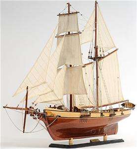Harvey 1847 Baltimore Clipper Wood Model Ship 35 Boat  
