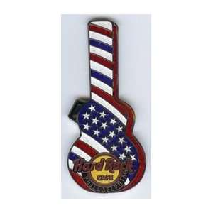  Star & Stripes Guitar Le Hard Rock Cafe Philadelphia Pin 