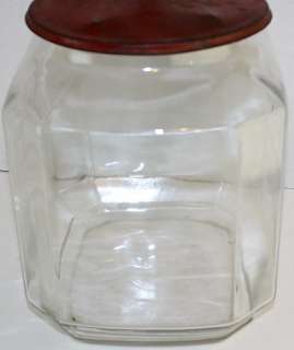 Vintage Taylor Biscuit Co. Embossed Country Store Jar  