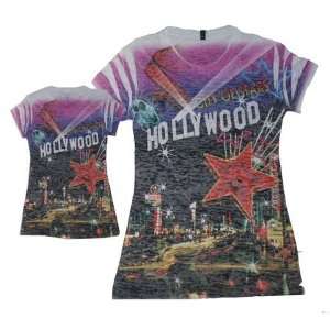  City Of Stars Hollywood T shirt: Home & Kitchen