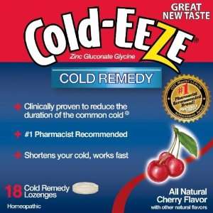  Cold Eeze Cold Drop Lozenges, Cherry, 27 ct.: Health 
