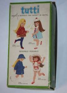 Original Vintage Tutti Box! Barbie & Skippers Tiny Sister BOX ONLY 