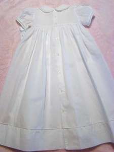 HAND~EMBROIDERED GIRLS 9/12M CHRISTENING GOWN SET~NWTS  